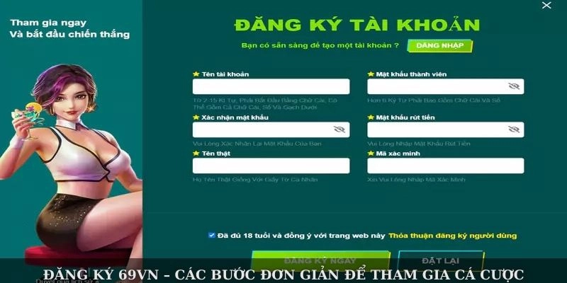 Lý do tạo account không thành công tại nhà cái