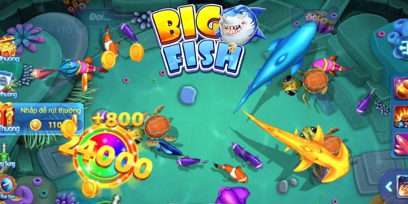 Có nhiều chế độ súng khác nhau khi chơi game bắn cá one shot